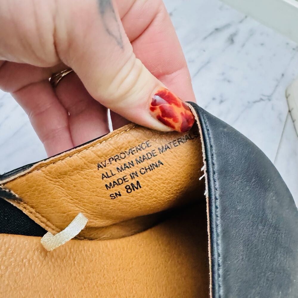 Adrienne Vittadini Sport Provence Slip On Sandal Black Women’s Size 8 - Picture 10 of 11